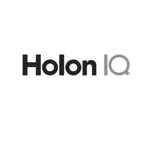 Holon IQ logo in black and grey