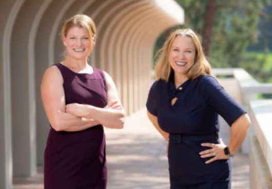 Candice Odgers (left), UCI professor of psychological science, and Gillian Hayes, UCI vice provost for graduate education and dean of the Graduate Division, will co-direct Connecting the EdTech Research EcoSystem, an initiative to realize the global potential of educational technologies.