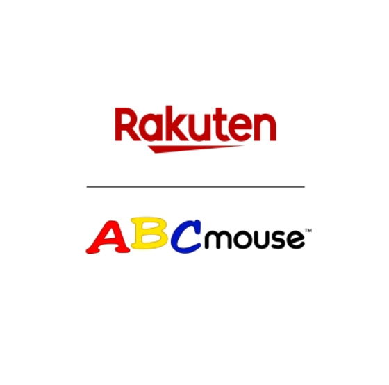 Rakuten and ABC Mouse company logos