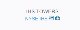 IHS Towers NYSE: IHS