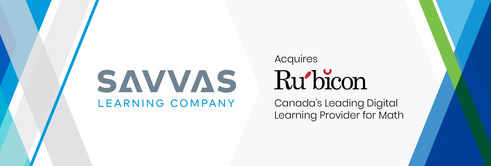 Savvas Learning and Rubicon logos