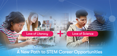 Beable Education and sign Readorium company logos, with A New Path to STEM Career Opportunities