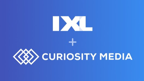 IXL + Curiosity Media logos