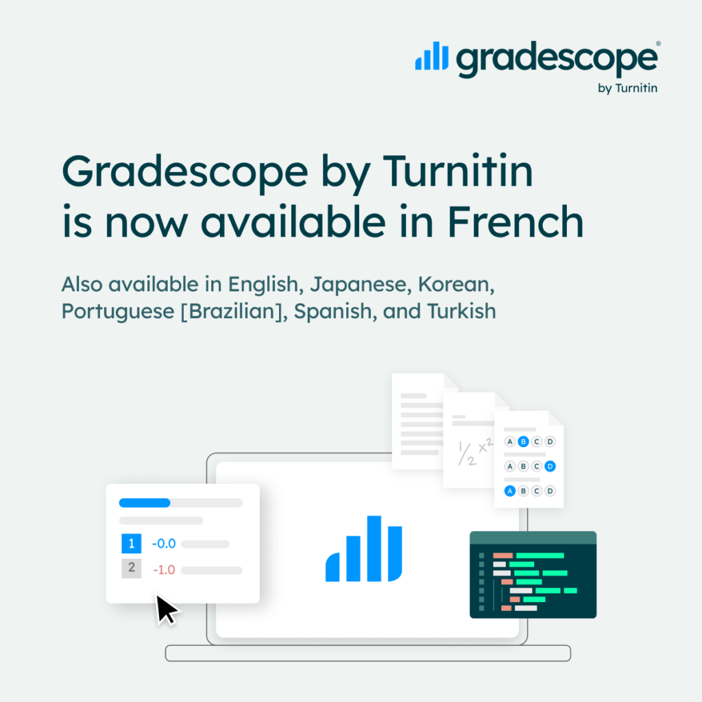 Gradescope by Turnitin French